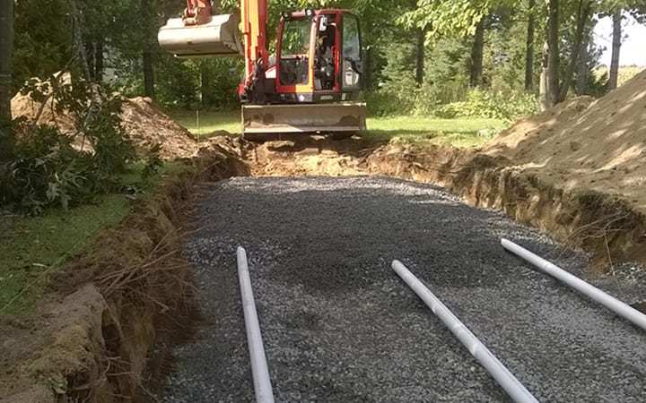 pose de tourbe residentiel